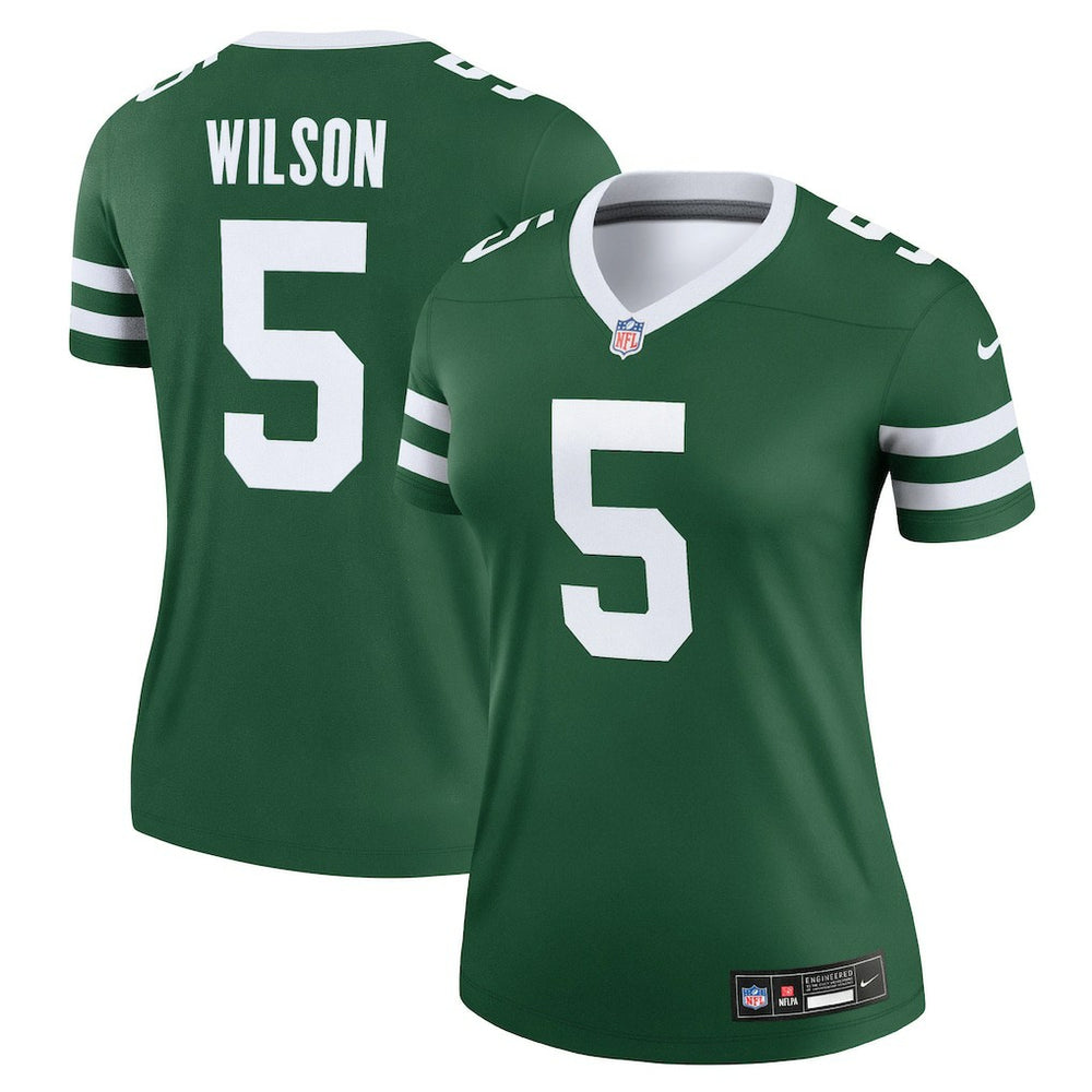 Garrett Wilson New York Jets Women's Legend Player Performance Top Legacy Green | Nike for Sale