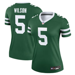 Garrett Wilson New York Jets Women's Legend Player Performance Top Legacy Green | Nike for Sale