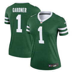 Ahmad Sauce Gardner New York Jets Women's Legend Player Performance Top Legacy Green | Nike for Sale