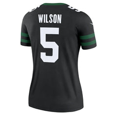 Garrett Wilson New York Jets Women's Alternate Legend Player Performance Top Legacy Black | Nike for Sale