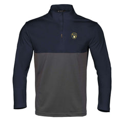 Milwaukee Brewers Levelwear Pursue Insignia 2.0 Quarter-Zip Pullover Top - MLB