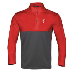 Philadelphia Phillies Levelwear Pursue Insignia 2.0 Quarter-Zip Pullover Top - MLB