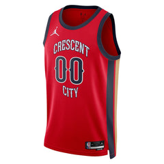 New Orleans Pelicans Jordan Brand Unisex Swingman Custom Jersey Red Statement Edition - NBA