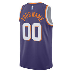 Phoenix Suns Unisex Swingman Custom Jersey Purple Icon Edition - NBA