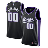 Sacramento Kings Unisex Swingman Custom Jersey Icon Edition Black - NBA