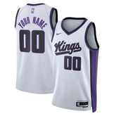 Sacramento Kings Unisex Swingman Custom Jersey Association Edition White - NBA