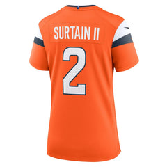 Patrick Surtain II Denver Broncos Women's Mile High Collection Game Jersey Orange | Nike for Sale