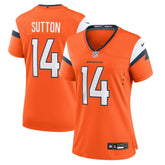 Courtland Sutton Denver Broncos Women's Mile High Collection Game Jersey Orange | Nike for Sale