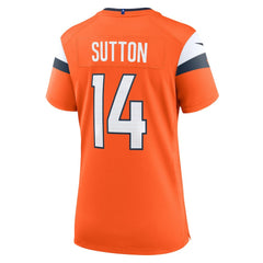 Courtland Sutton Denver Broncos Women's Mile High Collection Game Jersey Orange | Nike for Sale