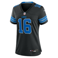 Jared Goff Detroit Lions Women's 2nd Alternate Game Jersey Black | Nike for Sale