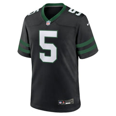 Garrett Wilson New York Jets Alternate Game Jersey Legacy Black | Nike for Sale