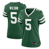 Garrett Wilson New York Jets Women's Game Jersey Legacy Green | Nike for Sale