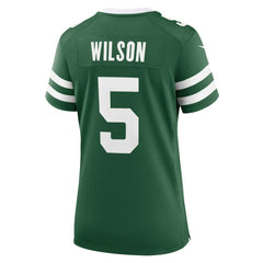 Garrett Wilson New York Jets Women's Game Jersey Legacy Green | Nike for Sale