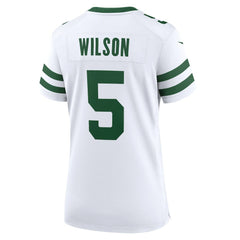 Garrett Wilson New York Jets Women's Game Jersey Legacy White | Nike for Sale
