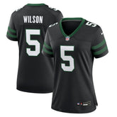Garrett Wilson New York Jets Women's Alternate Game Jersey Legacy Black | Nike for Sale