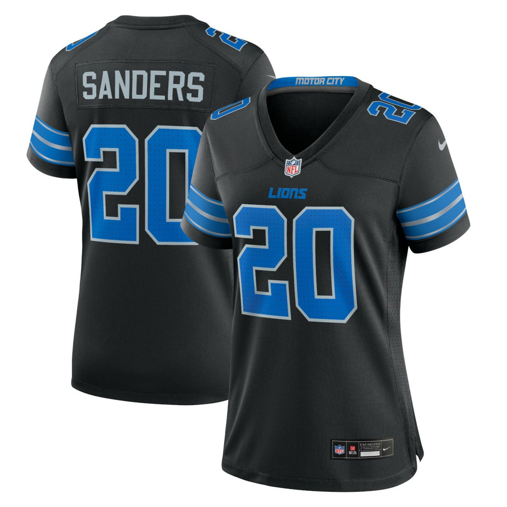 Barry Sanders Detroit Lions Women's 2nd Alternate Retired Player Game Jersey Black | Nike for Sale