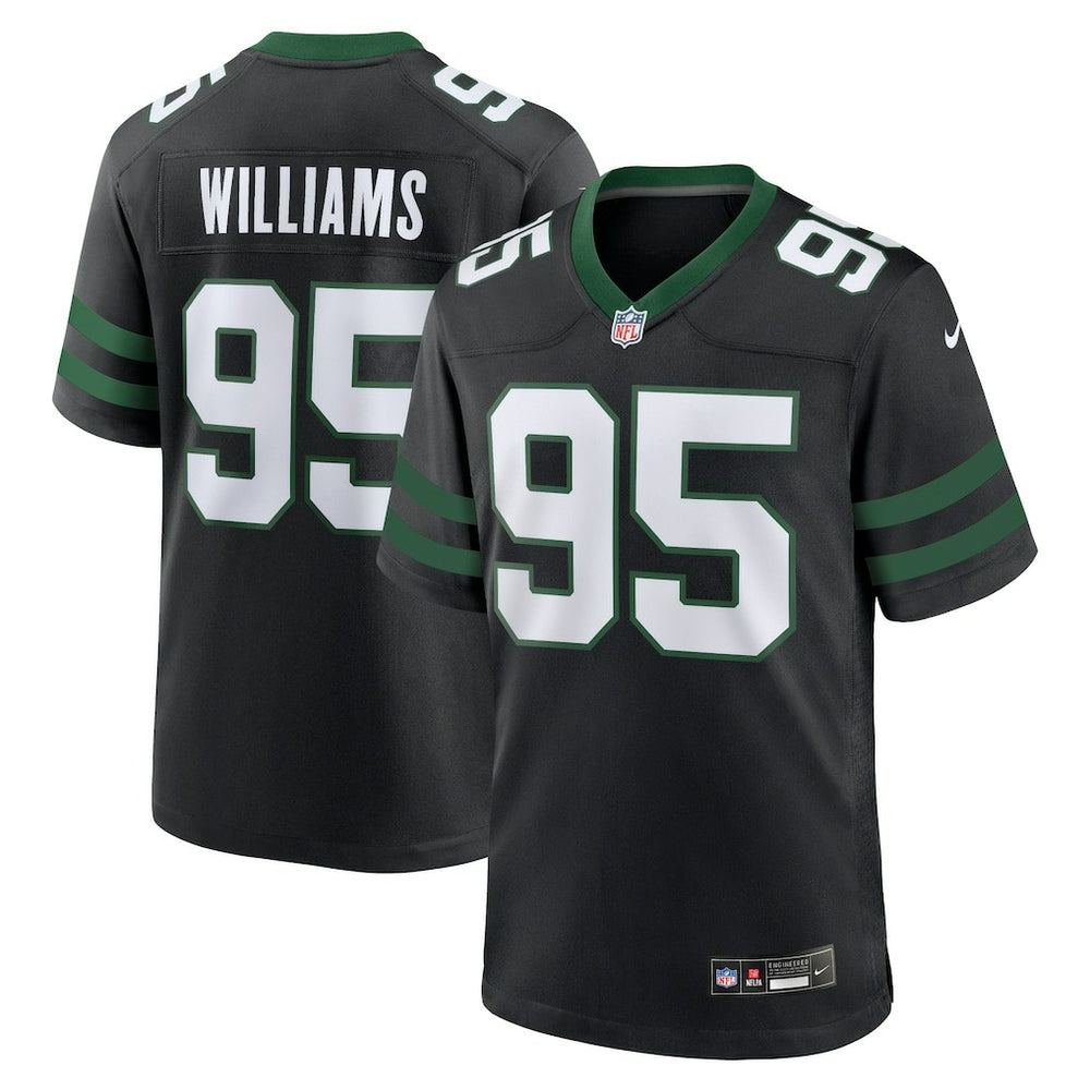 Quinnen Williams New York Jets Alternate Game Jersey Legacy Black | Nike for Sale