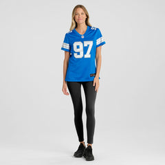 Aidan Hutchinson Detroit Lions Women's Game Jersey Blue | Nike for Sale