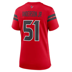 Will Anderson Jr. Houston Texans Women's Alternate Game Jersey Red | Nike for Sale