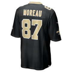 Foster Moreau New Orleans Saints Game Jersey Black | Nike for Sale