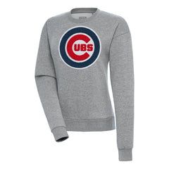 Chicago Cubs Antigua Women's Victory Chenille Pullover Sweatshirt - MLB
