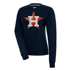 Houston Astros Antigua Women's Victory Chenille Pullover Sweatshirt - MLB