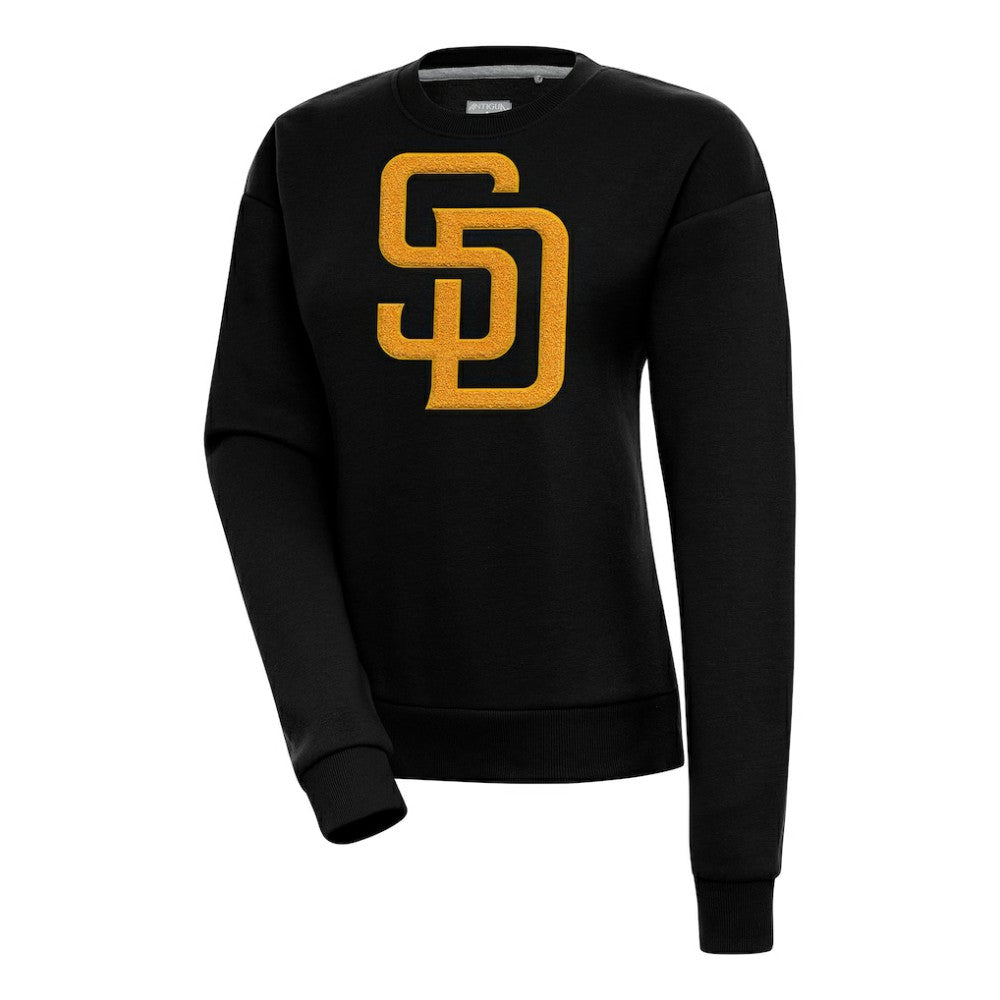 San Diego Padres Antigua Women's Victory Chenille Pullover Sweatshirt - MLB