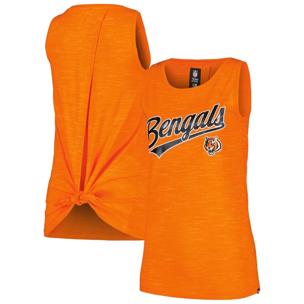 Cincinnati Bengals New Era Women's Space Dye Active Tank Top Orange | NFL