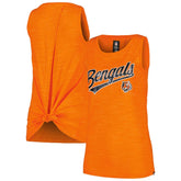 Cincinnati Bengals New Era Women's Space Dye Active Tank Top Orange | NFL
