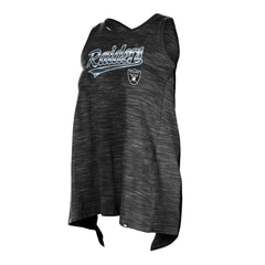 Las Vegas Raiders New Era Women's Space Dye Active Tank Top Black | NFL