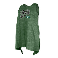 New York Jets New Era Women's Space Dye Active Tank Top Green | NFL