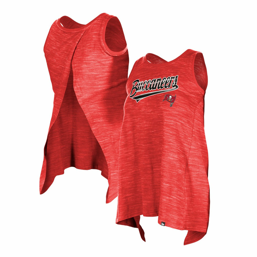 Tampa Bay Buccaneers New Era Women's Space Dye Active Tank Top Red | NFL