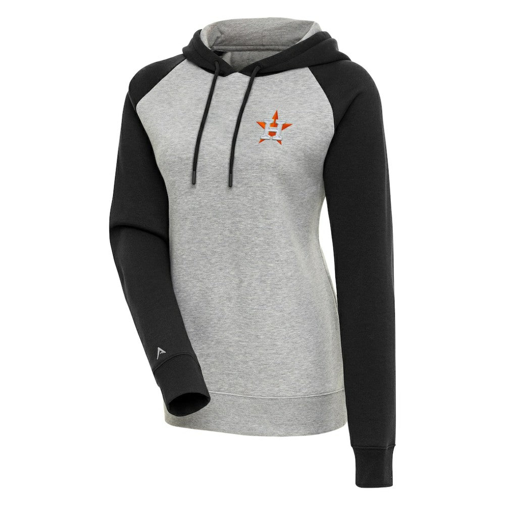 Houston Astros Antigua Women's Victory Raglan Sleeve Pullover Hoodie - MLB
