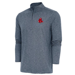 Boston Red Sox Antigua Hunk Quarter-Zip Pullover Top - MLB