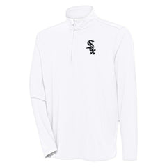 Chicago White Sox Antigua Hunk Quarter-Zip Pullover Top - MLB