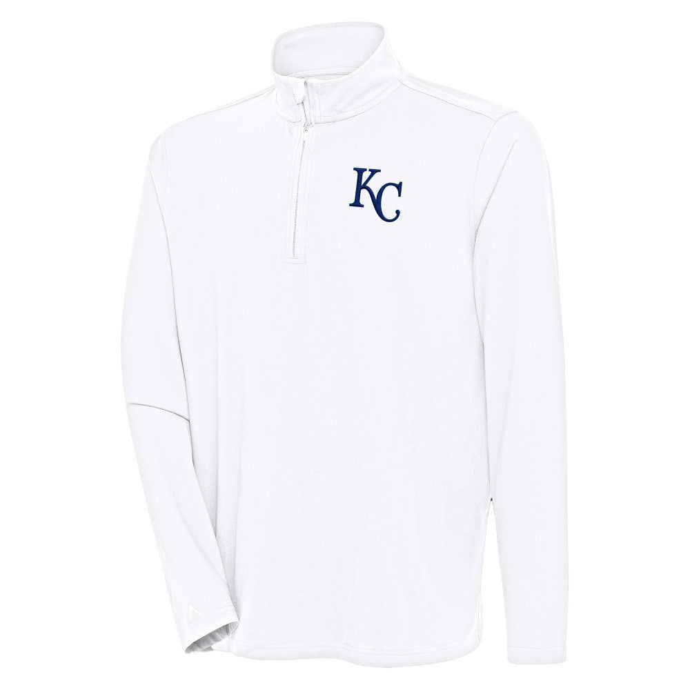 Kansas City Royals Antigua Hunk Quarter-Zip Pullover Top - MLB