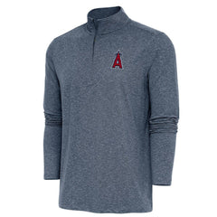 Los Angeles Angels Antigua Hunk Quarter-Zip Pullover Top - MLB