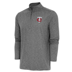 Minnesota Twins Antigua Hunk Quarter-Zip Pullover Top - MLB