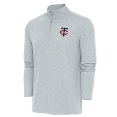 Minnesota Twins Antigua Hunk Quarter-Zip Pullover Top - MLB