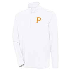 Pittsburgh Pirates Antigua Hunk Quarter-Zip Pullover Top - MLB