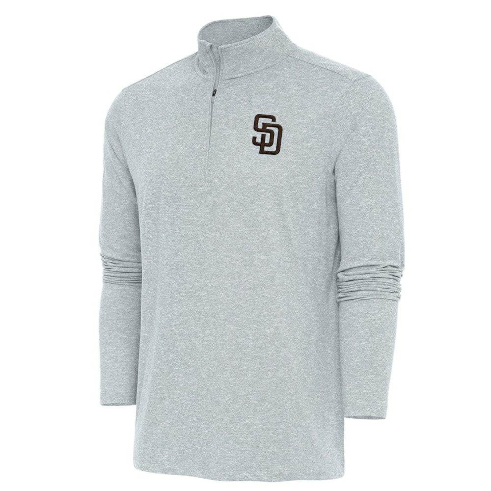 San Diego Padres Antigua Hunk Quarter-Zip Pullover Top - MLB