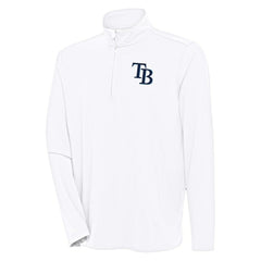 Tampa Bay Rays Antigua Hunk Quarter-Zip Pullover Top - MLB