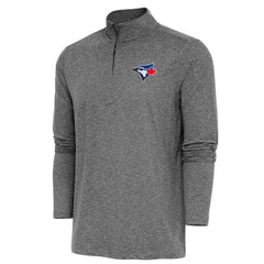 Toronto Blue Jays Antigua Hunk Quarter-Zip Pullover Top - MLB
