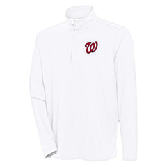 Washington Nationals Antigua Hunk Quarter-Zip Pullover Top - MLB