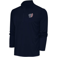 Washington Nationals Antigua Patriotic Tribute Quarter-Zip Pullover Top - MLB