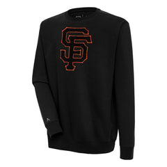 San Francisco Giants Antigua Victory Crewneck Chenille Pullover Sweatshirt - MLB