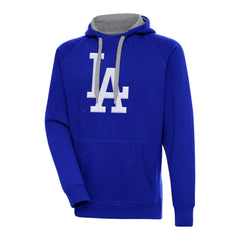 Los Angeles Dodgers Antigua Victory Chenille Pullover Hoodie - MLB