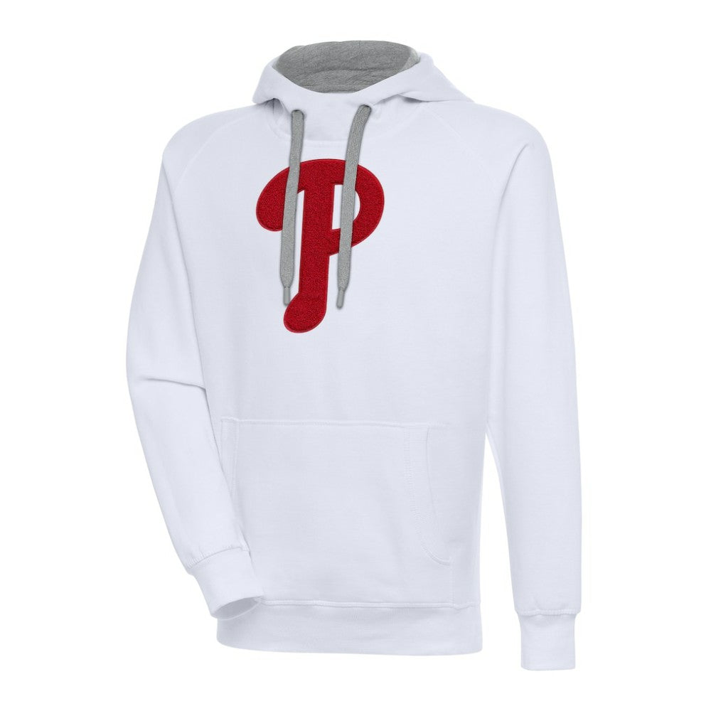 Philadelphia Phillies Antigua Victory Chenille Pullover Hoodie - MLB