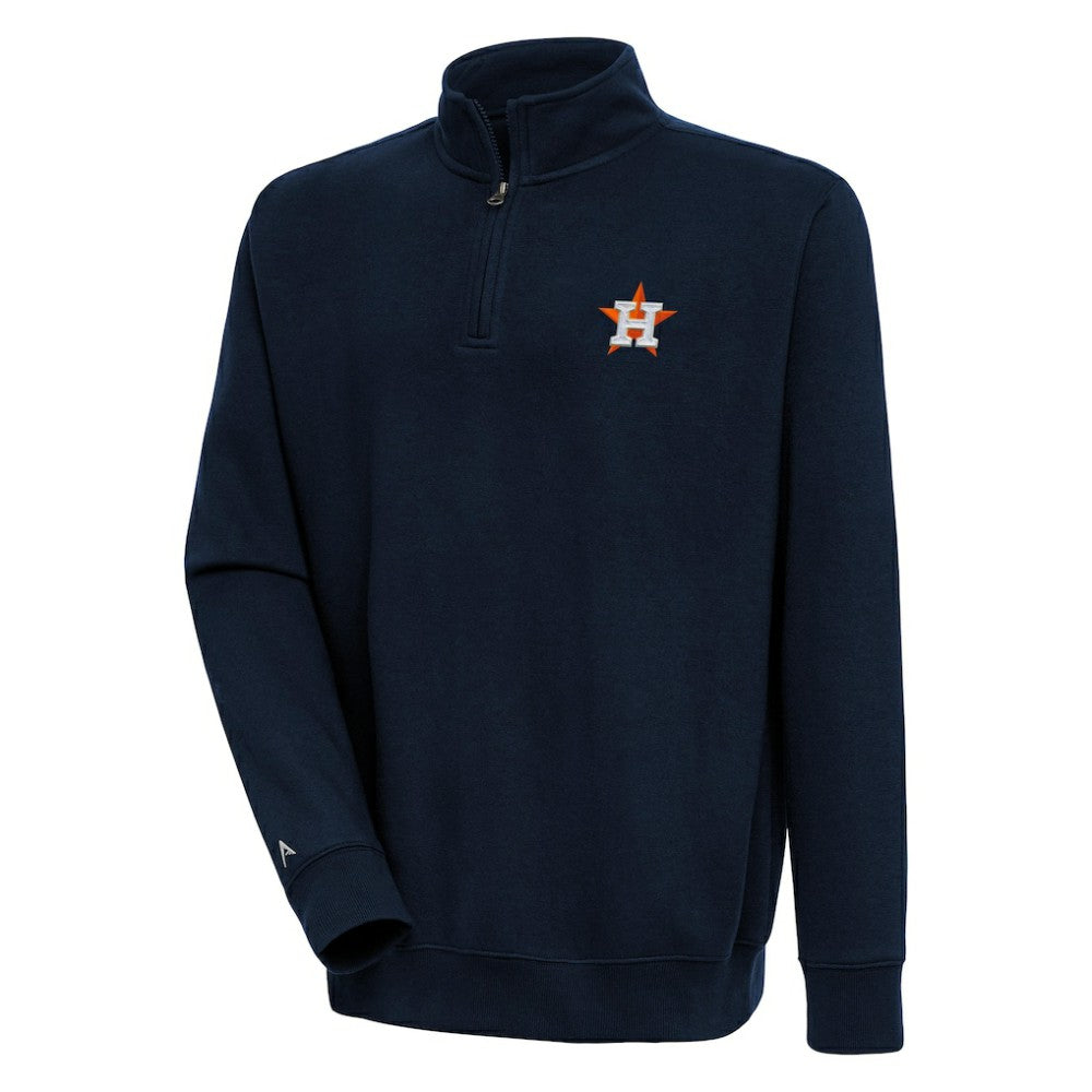 Houston Astros Antigua Victory Quarter-Zip Pullover Top - MLB