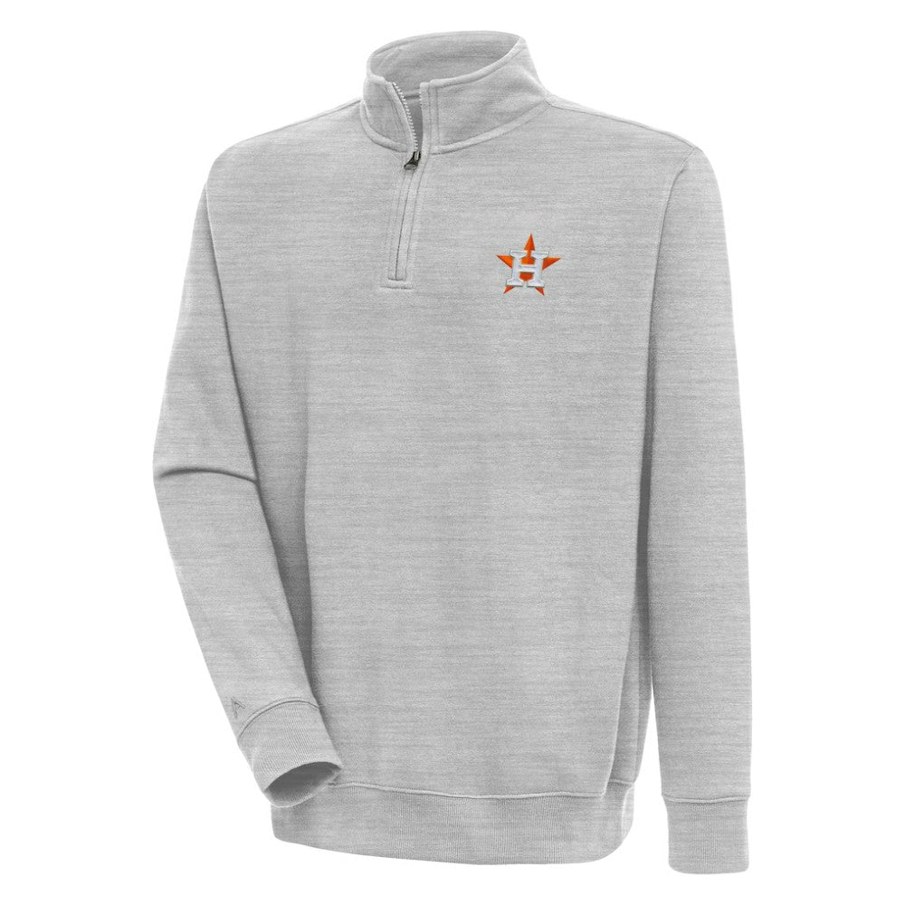 Houston Astros Antigua Victory Quarter-Zip Pullover Top - MLB